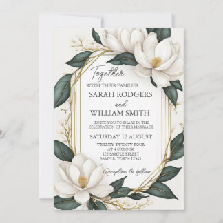 Magnolia Faire-part de mariage