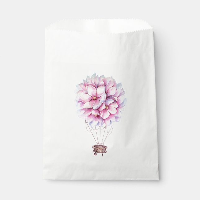 Magnolia Floral Favour Bag (Front)