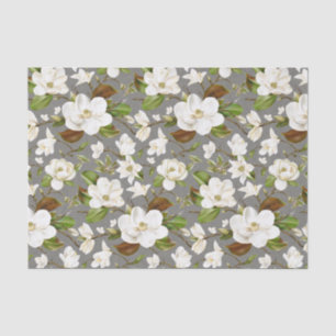 Magnolia Floral Wedding Tissue Paper