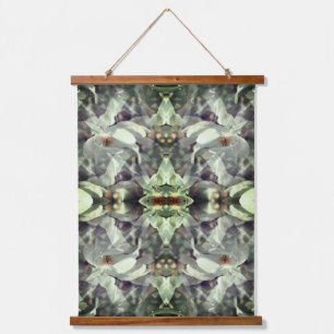Magnolia Flower Blossoms Multiplied Abstract Hanging Tapestry