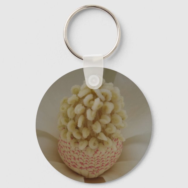 Magnolia Flower Key Chain (Front)