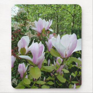 magnolia flower mouse pad