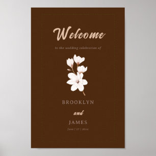 Magnolia Flowers Guestbook Sign