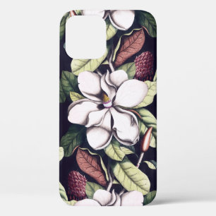 Magnolia Flowers Pattern  iPhone 12 Case