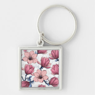 Magnolia garden 2 keychain
