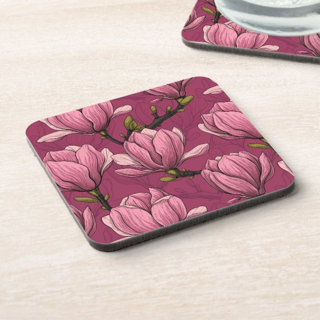 Magnolia garden coaster (Left Side)