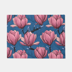 Magnolia garden doormat