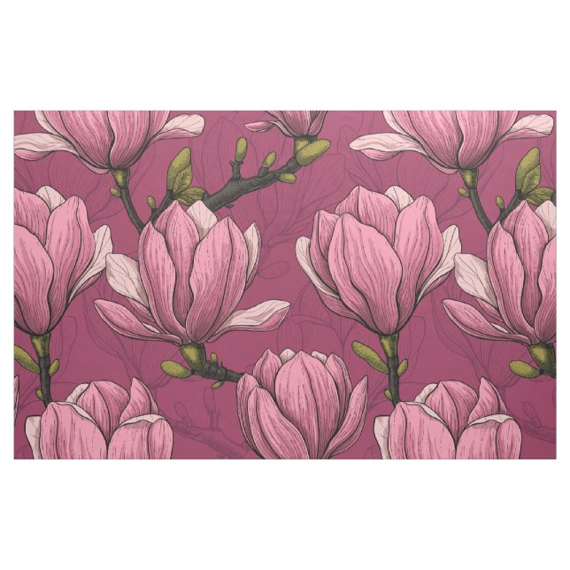 Magnolia garden fabric (Fat Quarter)