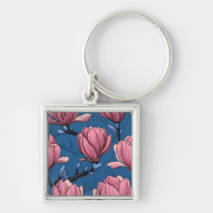 Magnolia garden keychain
