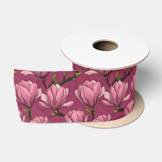 Magnolia garden satin ribbon (Spool)