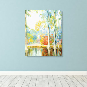 Magnolia Gardens   Alfred Hutty Canvas Print