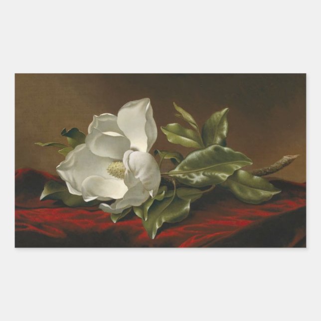 Magnolia Grandiflora by Martin J. Heade, Sticker (Front)