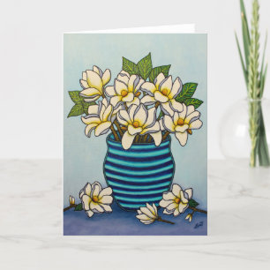 Magnolia Grandiflora Greeting card by Lisa Lorenz