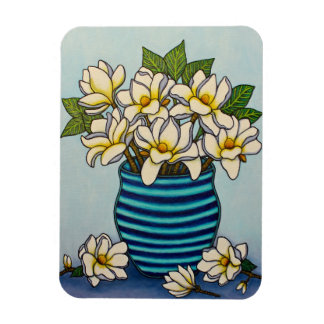 Magnolia Grandiflora Magnet by Lisa Lorenz