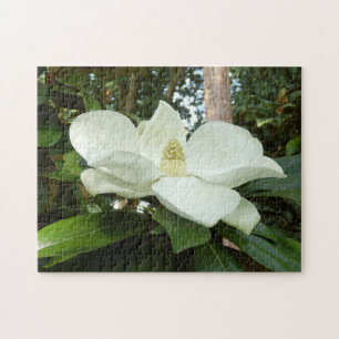 Magnolia Grandiflora Photo Puzzle with Gift Box