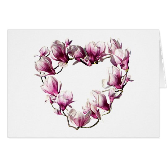 Magnolia Heart Card