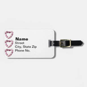 Magnolia Heart Luggage Tag