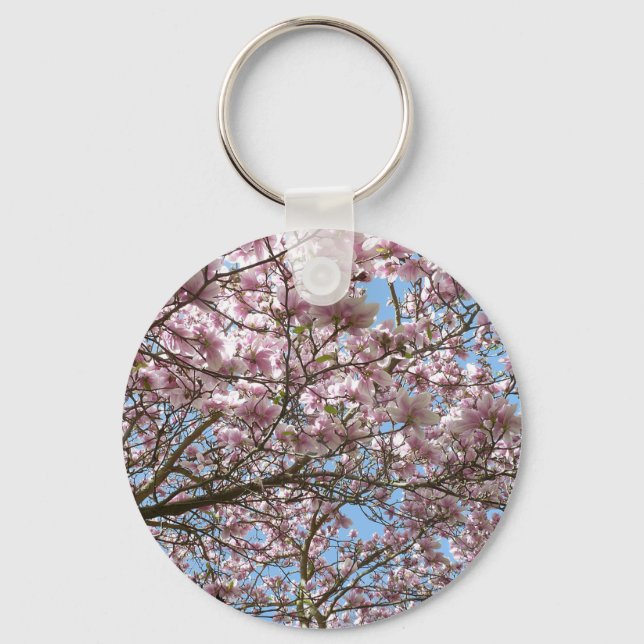 Magnolia in April Keychain (Front)