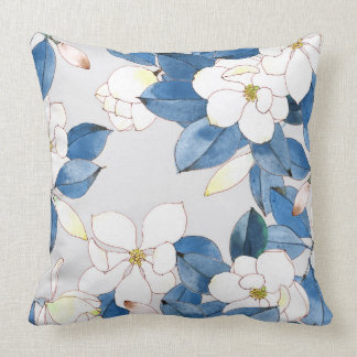 Magnolia in Spring Throw Pillow
