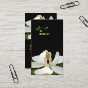 Magnolia, macro photography business cards