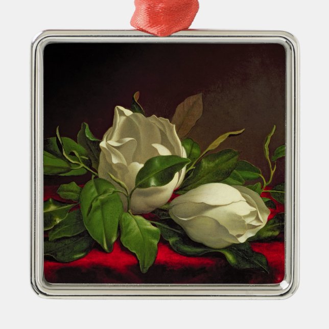 Magnolia Metal Ornament (Front)