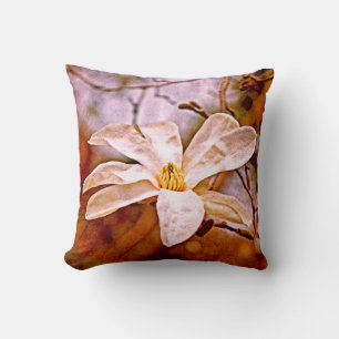 Magnolia Mood Throw Pillow
