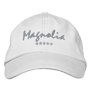Magnolia Name Embroidered Hat