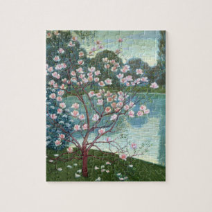 Magnolia (oil on canvas) jigsaw puzzle