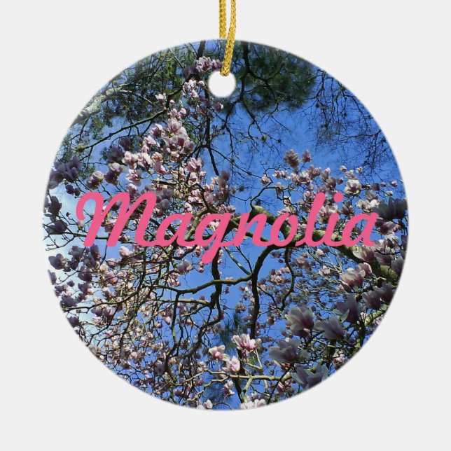 Magnolia Ornament (Front)