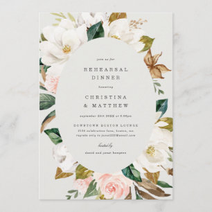 Magnolia Rehearsal Dinner Invite