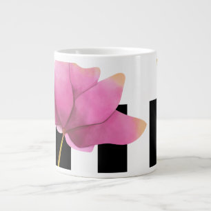Magnolia Rosé Modern Floral Design Large Coffee Mug