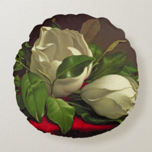 Magnolia Round Pillow