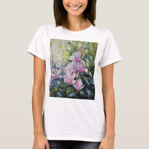 Magnolia Serenity – Floral Art by Lukian T-Shirt
