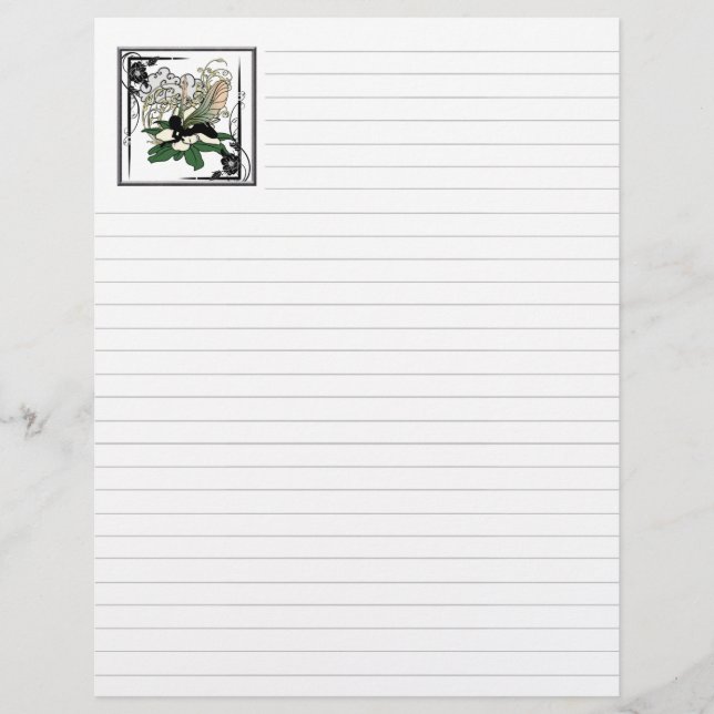 Magnolia Shadow Fairy Letterhead (Front)