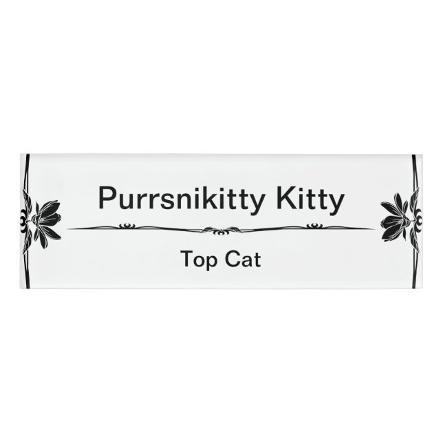 Magnolia Shadow Fairy Name Tag (Front)