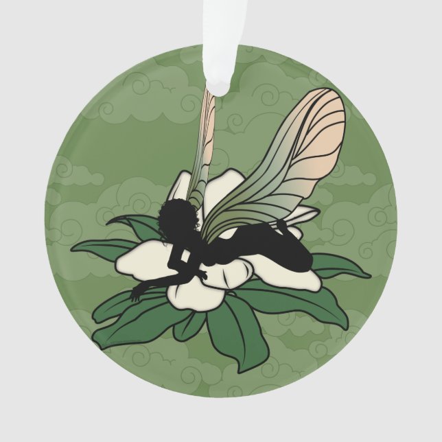 Magnolia Shadow Fairy Ornament (Front)