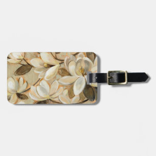 Magnolia Simplicity Cream Luggage Tag