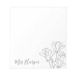 Magnolia sketch notepad