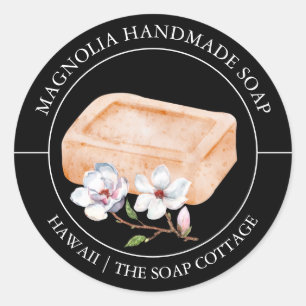 Magnolia Soap label