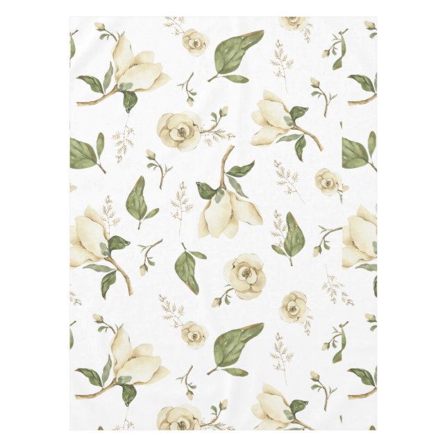 Magnolia Spring Easter  Tablecloth (Front)