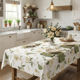 Magnolia Spring Easter Tablecloth