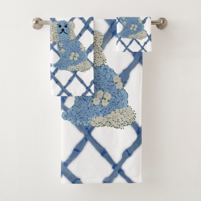 Magnolia Staffordshire Chiens Ginger Jars (En situation)