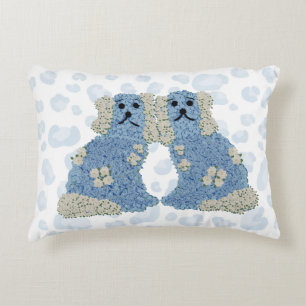 Magnolia Staffordshire Dogs Ginger  Jars Accent Pillow