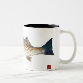 Magnolia Striped Bass Two-Tone Coffee Mug