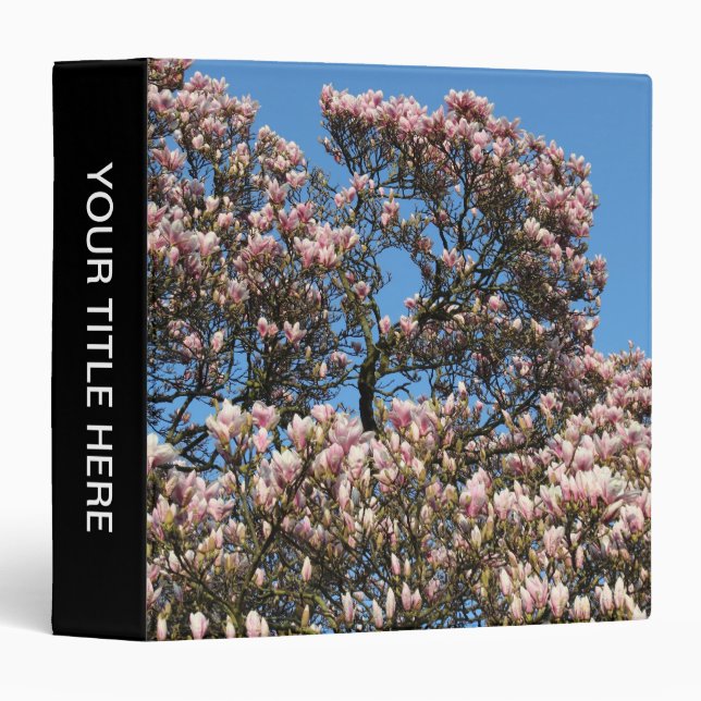 Magnolia Tree in Blossom (1.5in) Binder (Front/Spine)