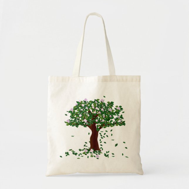 Magnolia Tree Tote Bag (Front)