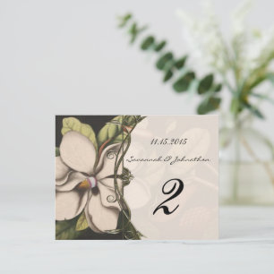 Magnolia Wedding Postcard