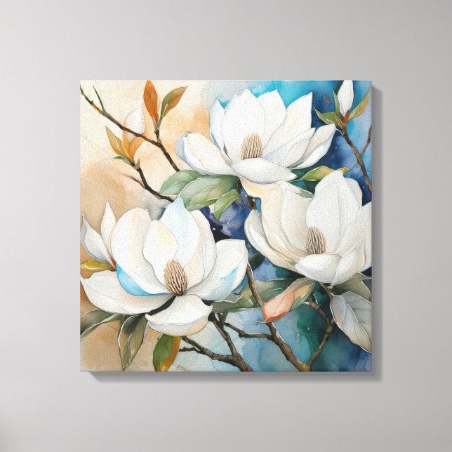 Magnolias  canvas print (Front)