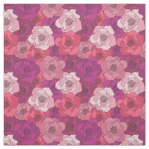Magnolias Fabric