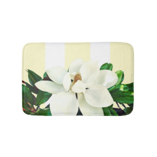 Magnolias in Bloom - Small Bath Mat No 2